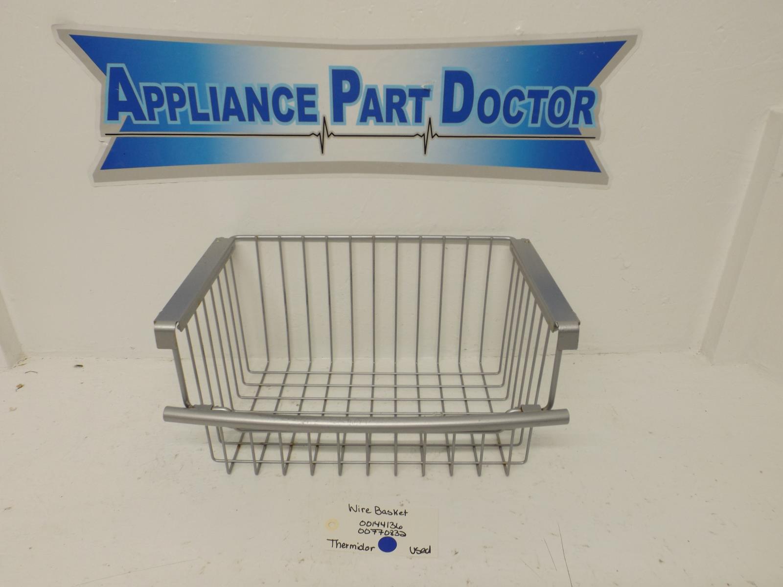 Thermador Refrigerator 00144136 00770832 Wire Basket Used Thermador Refrigerator 00144136 00770832 Wire Basket Used